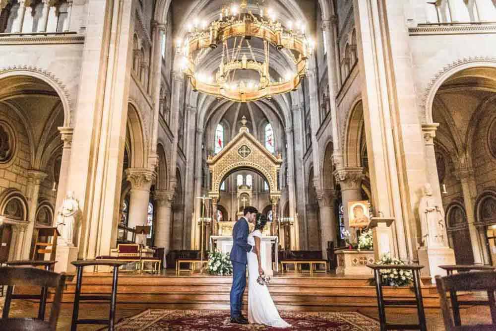 photo de mariage en couleur  à paris